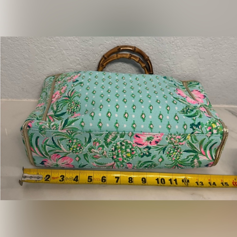 Lilly Pulitzer Greydon Canvas Tote Oh diamond girl print with a gift ❤️‍🔥 - Picture 5 of 14